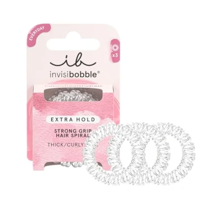 Afbeelding van Invisibobble Original Extra hold Crystal Clear 3st Haibu by Kapperskorting.com