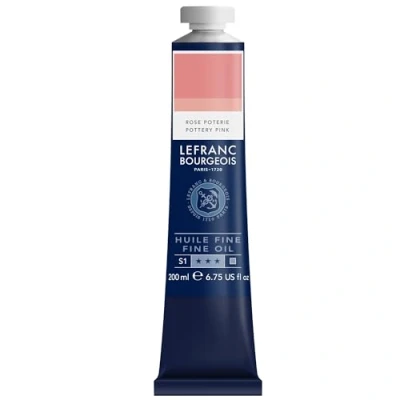 Afbeelding van Lefranc Bourgeois Fijne Tube olie, 200 ml, roze pottenbakkerij