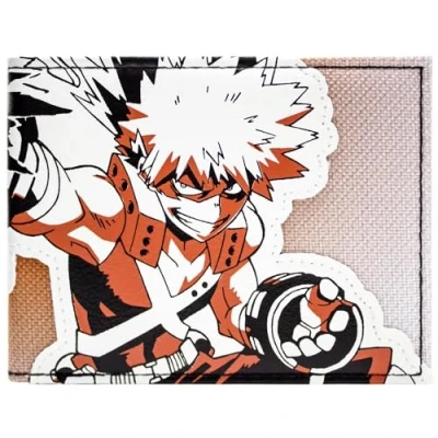 Afbeelding van My Hero Academia Katsuki Explosion Bizarrerie Portemonnee Oranje, One Size, Eenheidsmaat