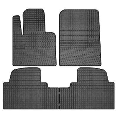 Afbeelding van FROGUM 546047 Vloermatset Rubber voor en achter 4 Zwart Op maat gemaakt HYUNDAI: SANTA FE 3