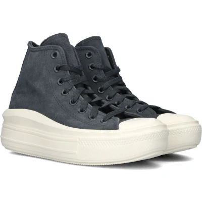 Afbeelding van Converse Chuck Taylor ALL STAR MOVE Platform Sneakers hoog, Dames, Maat: 38, Shadow woods/egret/black Veloursleer