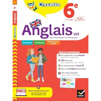 Afbeelding van Anglais 6ème LV1 Niveau A1+A2, Cycle 3 Workbook
