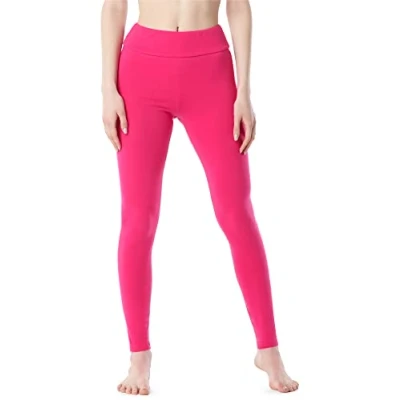Afbeelding van Merry Style Dames Lange Leggings Sport Vrijetijdsbroek Sporbroek van Katonen Brede Taille MS MS10 429 LE Amaranth M