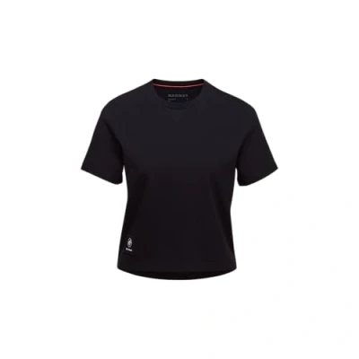 Afbeelding van Mammut Massone Cropped Patch Tshirt basic, Dames, Maat: Large, Black