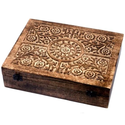 Afbeelding van Opbergbox 80 vakken hout etherische olie sieradendoos organizer