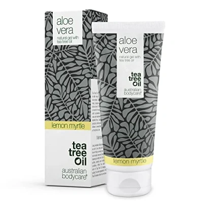 Afbeelding van Australian Bodycare Aloe Vera Gel 200 ml Aftersun Lotion Natuurlijke en Tea Tree Olie Verkoelend &amp; hydraterend tegen jeuk, geïrriteerde of zonverbrande huid schaafwondjes