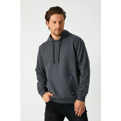 Afbeelding van Comeor Hoodie heren Donkergrijs Dik 3XL