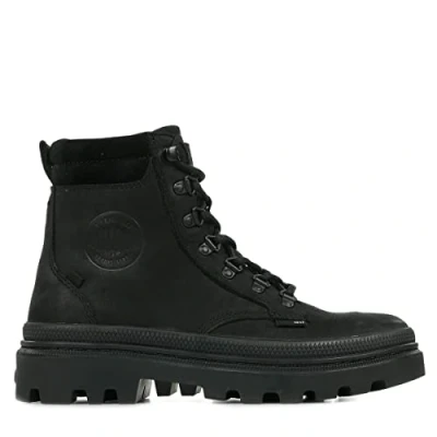 Afbeelding van Palladium Pallatrooper HKR NBK Korte laarzen, Dames, Maat: 36, Black/black Nubukleer