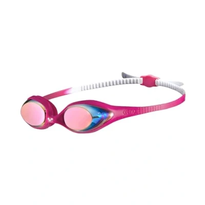 Image de arena Lunettes de Natation pour Enfants Spider Junior Mirror, Antibuée, avec des Verres Miroirs, Protection UV, Pont Nez Auto ajustable, Joints en Silicone Hypoallergéniques