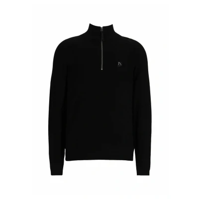 Afbeelding van CHASIN&#039; Heren Trui Oscar Half Zip Zwart
