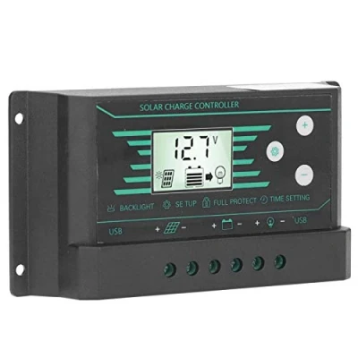 Afbeelding van Solar Controller, zonnepaneel, laadregelaar, dubbele USB LCD laadregelaar controller 30A PWM zonnepaneel 12V/24V voor lamp (Z30)