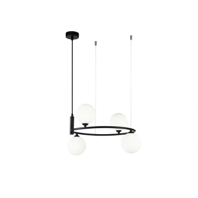 Afbeelding van Maytoni Hanglamp Ring Zwart