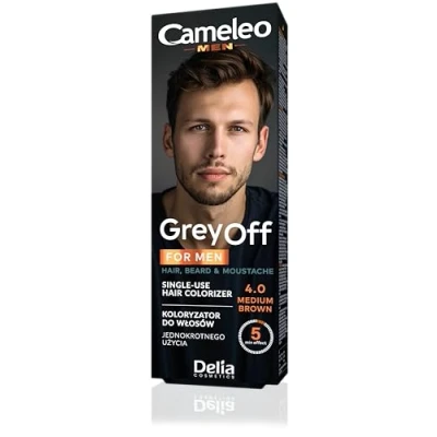 Afbeelding van Cameleo men snor en baardverf Midden Bruin 2x15ml