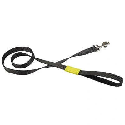Afbeelding van Bz nylon hondenriem uni donkergrijs 120 cm x 10mm