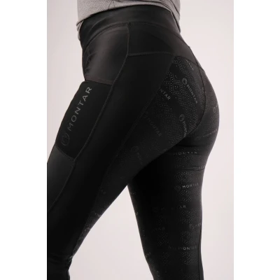 Image de Montar Legging d&#039;Équitation Gro Full Grip Noir 42