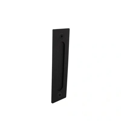 Afbeelding van Intersteel Schuifdeurkom opschroevend 220x60x6 mm zwart Onlinedeurenkopen.nl
