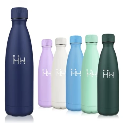 Afbeelding van Motswedi thermosfles, 750 ml, BPA vrij, 24 uur koud en 12 warm, roestvrijstalen fles, lekvrij, thermosfles voor kinderen, drinkfles kinderen volwassenen, sport, fitnessstudio