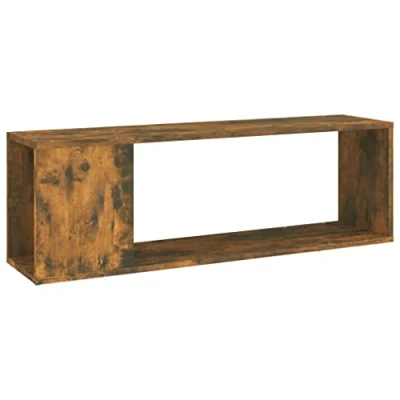 Afbeelding van vidaXL TV kast gerookte eiken, 100 x 24 32 cm, bewerkt hout