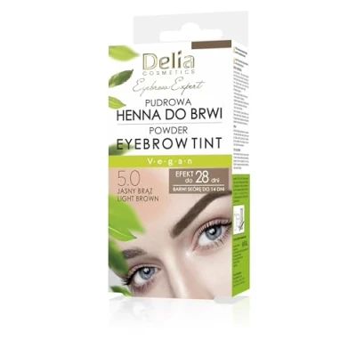 Afbeelding van Delia Cosmetics Poederkleur Lichtbruin Wenkbrauwkleur Houdt tot 4 weken Highlight, verdikt, verdonkert en verzacht de wenkbrauwen Complete set