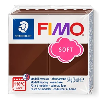 Afbeelding van Fimo soft boetseerklei 56 g choco