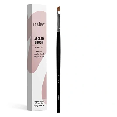 Afbeelding van Mylee Pinceau angulaire pour l&#039;application de vernis à ongles et gel. Outil manucure qualité professionnelle Idéal une utilisation domicile ou en salon