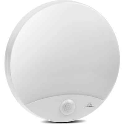 Afbeelding van Maclean LED lamp met bewegingsmelder 10W IP44 natuurlijk Wit (4000K) 900lm