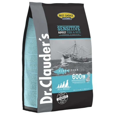 Afbeelding van Dr.Clauder&#039;s Best Choice Sensitive Adult All Breed Vis&amp;Rijst Hondenvoer 4 kg