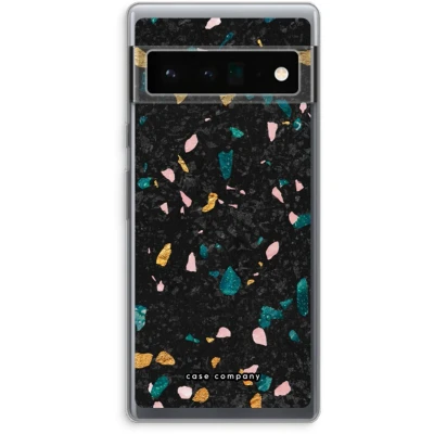 Afbeelding van Case Company® hoesje geschikt voor Google Pixel 6 Pro Terrazzo N10 Soft Cover Telefoonhoesje Bescherming aan alle Kanten en Schermrand