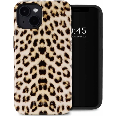 Afbeelding van Selencia Hoesje Geschikt voor iPhone 14 Vivid Backcover MagSafe Wild Leo