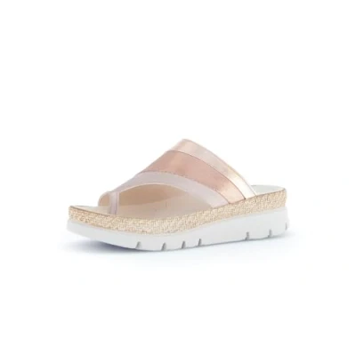 Afbeelding van Gabor Teensandalen, Dames, Maat: 40, Rouge kombi Leer