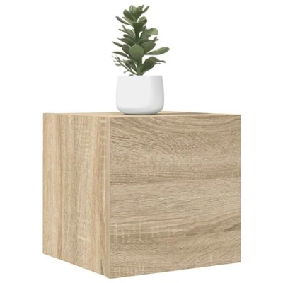 Afbeelding van Tv wandmeubelen 2 st 30,5x30x30 cm sonoma eikenkleurig