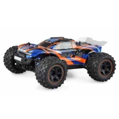 Afbeelding van Amewi Hyper GO Basic Blauw, Oranje Brushed 1:16 RC auto Elektro Truggy 4WD RTR 2,4 GHz