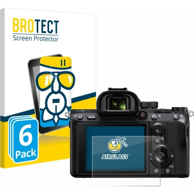 Afbeelding van BROTECT Screenprotector voor Sony Alpha 7 III / 7R II 7S Folie Beschermfolie Beschermglas transparant (6 Stuks)