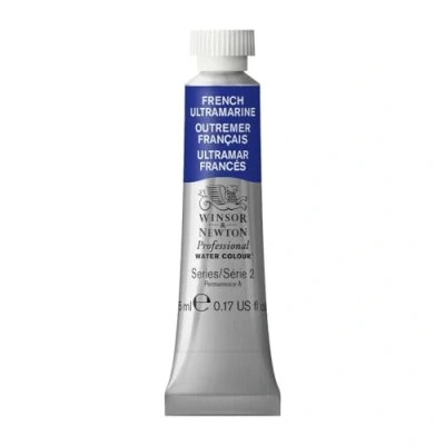 Afbeelding van Winsor &amp; Newton Professionele aquarelverf Aquarelverf, hoge helderheid, lichtecht, archiefkwaliteit, tube van 5 ml, Franse ultramarijnkleur