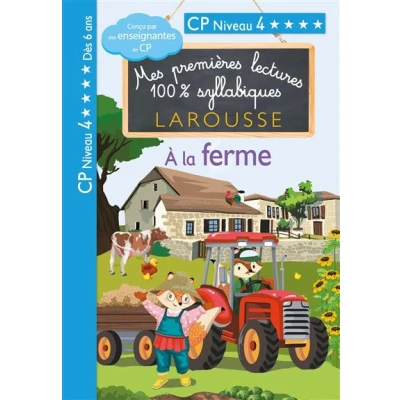 Image de Premières lectures syllabiques CP Niv 4 A la ferme