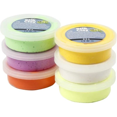 Afbeelding van Silk Clay®, voorjaarskleuren, 6x14 gr/ 1 doos