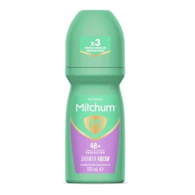 Afbeelding van Mitchum Roll On 48HR bescherming voor deodorant en anti transpirant, Shower Fresh 100 ml
