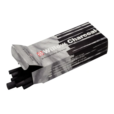 Afbeelding van Talens houtskool 7 12 mm, doosje met 20 staafjes