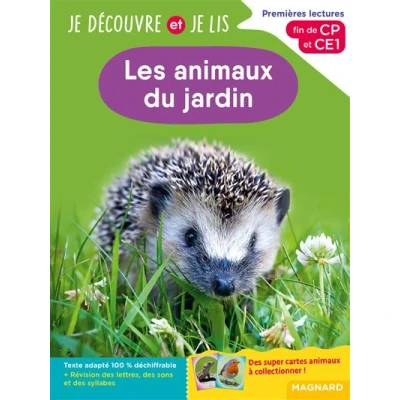 Image de je découvre et lis CP CE1 Les animaux du jardin