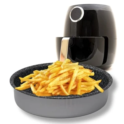 Afbeelding van NAMAI Plat voor Air Fryer 18 cm, vaatwasmachinebestendig, aluminium, accessoires Fryer, vorm, (18 cm)