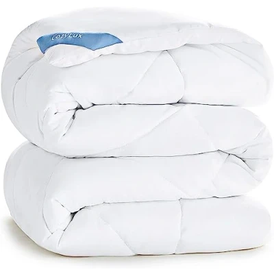 Afbeelding van dekbed 220x240 cm voor 4 seizoenen, het hele jaar 300gsm microvezel, mensen met allergieën 240x220 cm, super zachte deken slaapdeken ademend 220 x 240 wit