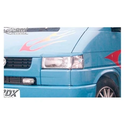 Afbeelding van RDX Racedesign Koplampspoilers passend voor Volkswagen T4 1991 (rechte koplamp) (ABS)