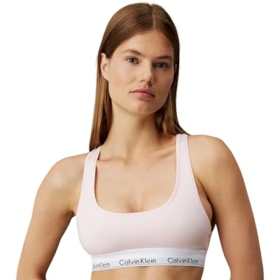 Image de Calvin Klein Femme BraletteUnlined Bralette 0000f3785e, Rose (Nymphs Thigh), M