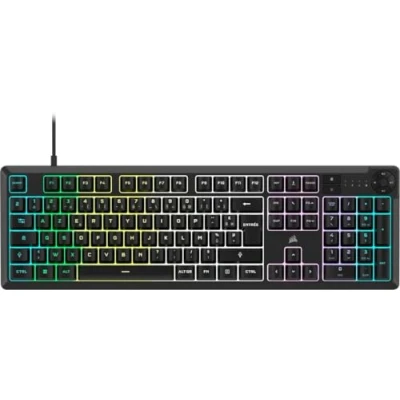 Afbeelding van Toetsenbord Corsair K55 Core RGB Zwart AZERTY