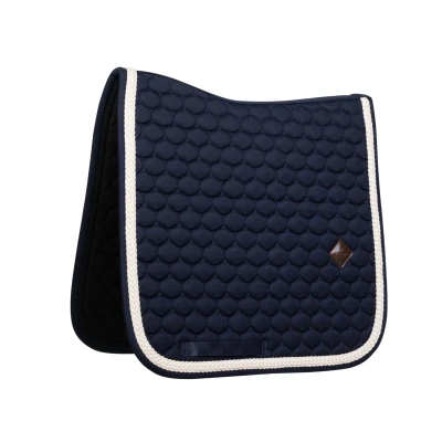 Image de Kentucky Tapis de Selle Plaited Dressage Marin Full