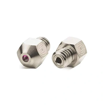 Afbeelding van Prima Creator MK8 vernikkeld koperen mondstuk met robijn 0,4 mm 1 st. (Borstel), 3D printer accessoires