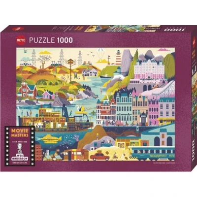 Image de Puzzle 1000 pièces Heye Clérisse Wes Anderson Films