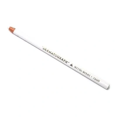 Image de Crayon gras DERMATOGRAPH 7600 Multi support Taille facilitée Blanc