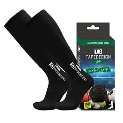 Afbeelding van Tapedesign Allround uniseks sokken, zwart.