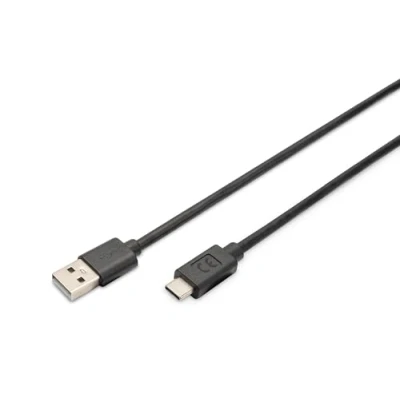 Image de ASSMANN Câble USB 24 pin C (M) pour 2.0 3 A m moulé noir